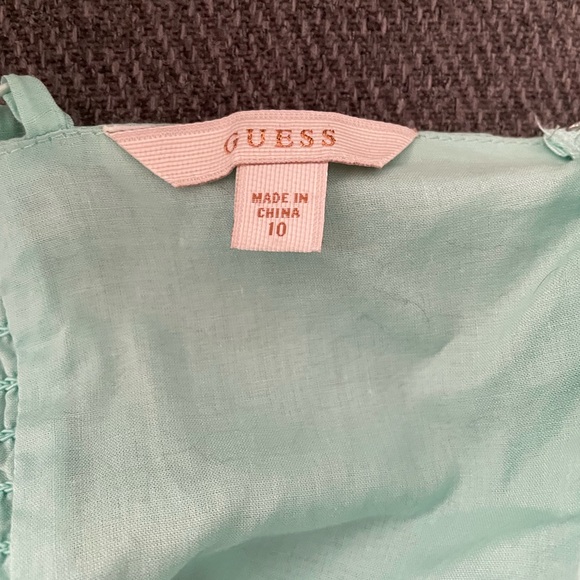 Turquoise guess summer dress size 10 - Picture 5 of 5